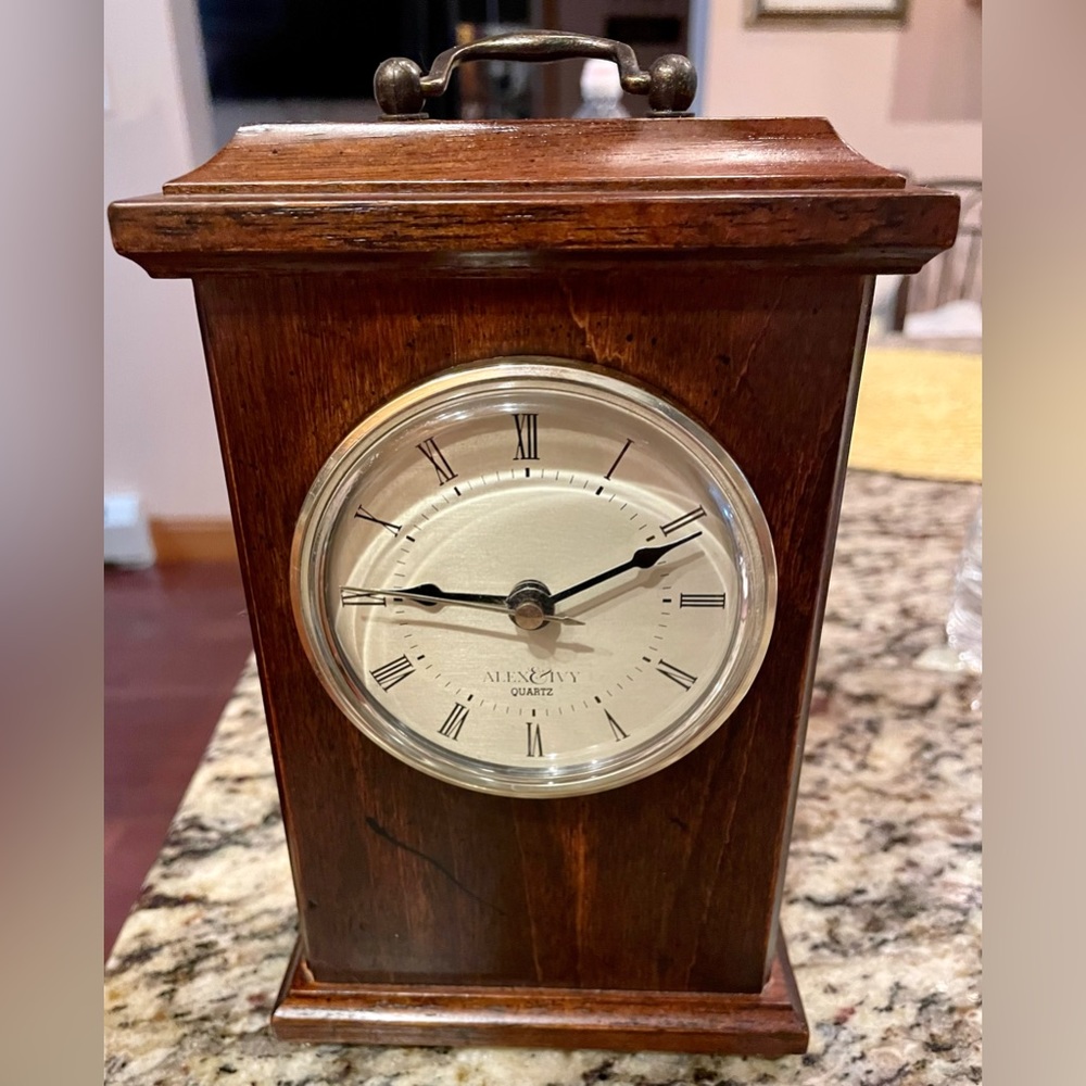 Vintage The Bombay Company Wood Mantle or desk .
